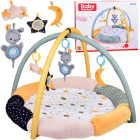 Mīkstā izglītojošā paklājs ar lokiem MĀKOŅIS