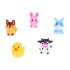 Gumijas pirkstu lelles Lauksaimniecības Dzīvnieki - komplekts ar 5 figūriņām