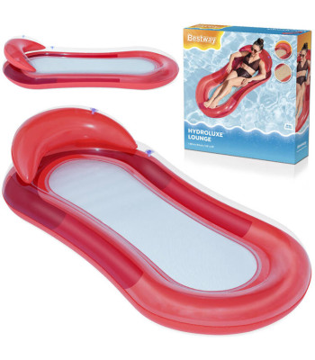 Bestway piepūšams ūdens matracis ar tīklu, sarkans 160cm 43103
