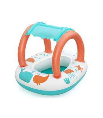 Bestway Comfort Plush piepūšamais pontons ar noņemamu jumtu un dibenu 34203