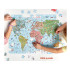 CzuCzu Puzle Pasaules Karte 300 gab + izglītojošs plakāts ZA5627