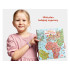 CzuCzu Puzle Pasaules Karte 300 gab + izglītojošs plakāts ZA5627