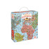 CzuCzu Puzle Pasaules Karte 300 gab + izglītojošs plakāts ZA5627