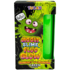 Tuban Jiggly Slime Fluo Glow, zaļais, spīd tumsā, 430g