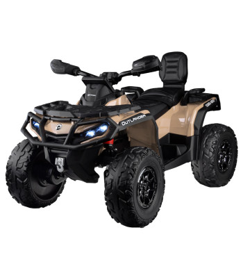 Bērnu elektriskais kvadracikls divām personām ar 4x4 piedziņu un LED paneli CAN-AM OUTLANDER PA0326