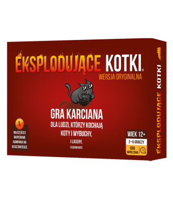 Rebel ballīšu kāršu spēle Eksplodējošie kaķēni 12+ GR0748