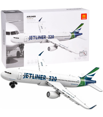Konstruktoru kluči pasažieru lidmašīna Jetliner 320 ZA5678, 133 elementi
