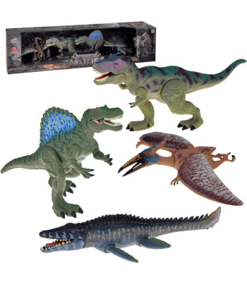 Dinozauru figūriņu komplekts – 4 lielas kustīgas figūriņas ZA5689