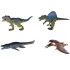 Lielie Dinozauru Figūru Komplekti - 4 Gab.
