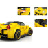 Tehniskās kluči - Sporta auto DZELTENAIS 143 detaļas + uzlīmes ZA5742