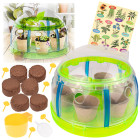 Mazā Dārznieka Komplekts BIO Siltumnīca Sēklas Podu Augu Audzēšana