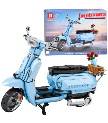 Licencēts klucīšu komplekts itāļu motorollerim Lambretta V 200 Special ZA5795, 1169 elementi