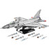 Reobrix Konstruktīvie klucīši lidmašīna iznīcinātājs F16 1337el ZA5801