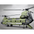 Reobrix licencēts klucīšu komplekts helikopters CH-47 Chinook ZA5802, 1458 ele, 79 × 52 × 23 cm