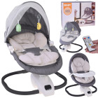 Šūpuļkrēsls ar moskītu tīklu un tālvadības pulti