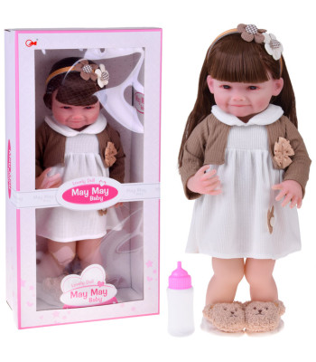 May May Baby lelle ar burvīgu izskatu un rotaļīgu smaidu ZA5830 55 cm