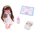 Burvīga lelle Tosia ar mīkstu gumiju, gariem matiem un kleitu 30 cm ZA5832