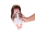Burvīga lelle Tosia ar mīkstu gumiju, gariem matiem un kleitu 30 cm ZA5832