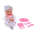 Lelle BOBAS 32 cm ar kustīgām acīm + barošanas aksesuāri ZA5833