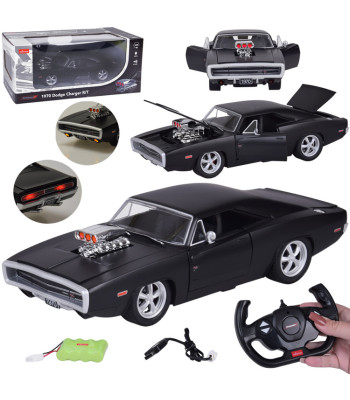 Tālvadības auto Dodge Charger R/T, kultonis amerikāņu modelis, 1970, RC0725