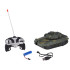 RC tanks ar tālvadības pulti, rotējošu tornīti, gaismām un reālistiskām skaņām RC0728