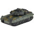 RC tanks ar tālvadības pulti, rotējošu tornīti, gaismām un reālistiskām skaņām RC0728