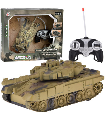 Radiovadāms RC tanks ar grozāmu tornīti, gaismām un reālistiskām skaņām RC0728