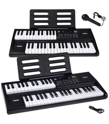 Elektroniskās ērģeles KEYBOARD ar SPLIT funkciju un mikrofonu IN0185, 61 taustiņš