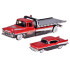 Maisto licencētas metāla automašīnas Chevrolet Flatbed 1957 un Chevrolet Bel Air ZA5864