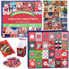 Adventa kalendārs PUZZLE - 24 Ziemassvētku puzles vintage stilā ZA5885