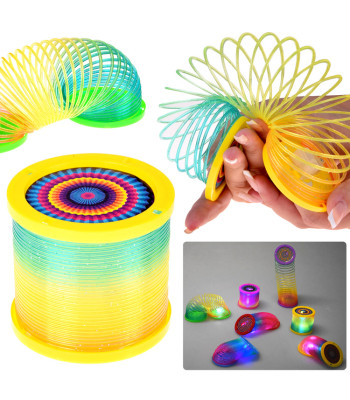 Varavīksnes spirāle DISCO 2in1 – krāsains LED apgaismojums un projektors ZA5890