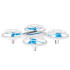Dronis ar LED apgaismojumu un tālvadības pulti, akrobātikas funkcijām RC0737