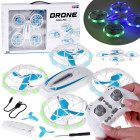 Dronis ar LED apgaismojumu un tālvadības pulti, akrobātikas funkcijām RC0737