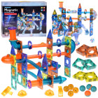 Spīdīgas Magnētiskās Klucīši 3D - Būvēt Bumbiņu Trasi KULODROM 116-gab