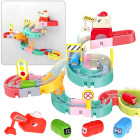 Vannas rotaļlieta ar slidkalniņu un auto trasi ūdenim 37 elementi