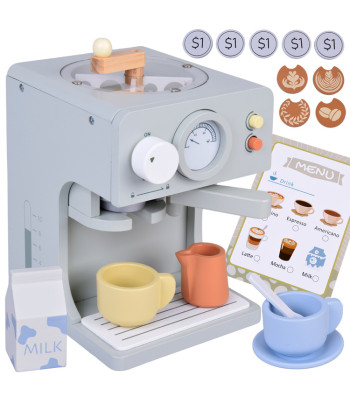Koka kafijas automāts – ideāls komplekts mazajam baristam 18ele ZA5935
