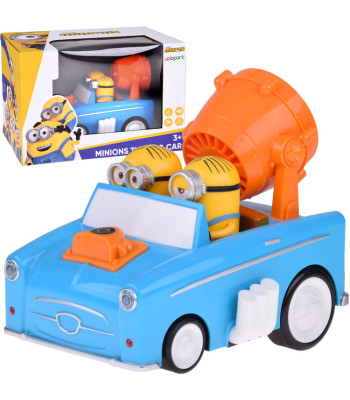 Interaktīva Minionu rotaļu automašīna, brauc, runā, spīd un pūš ZA5940 16 x 14 x 14 cm