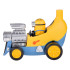 Minionas bananų automobilyje – šviesos, garsai ir vibracijos ZA5941