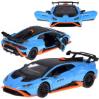 Metāla automašīna Lamborghini Huracan STO ar skaņas un gaismas efektiem, 1:32 ZA5949