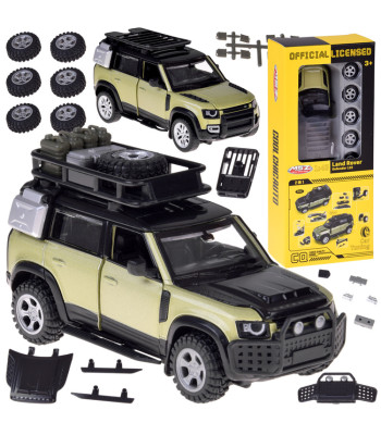 Metāla tūninga auto komplekts, licencēts Land Rover Defender 110 ZA5950, 1:43