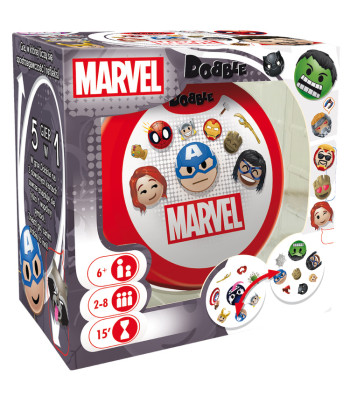 Dobble Marvel Emoji kāršu spēle – apaļas spēļu kārtis Rebel Karciana GR0773