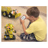Tehniskie konstruktori Robots Pro 5w1 ar tālvadības pulti un LED gaismām, 673 elementi RC0743