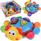 Bēgošais kāpuriņš interaktīva rotaļlieta rāpošanai ar melodijām