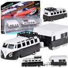 Maisto licencēts Volkswagen VAN Samba modelis ar piekabi 1:64