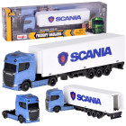 Licencēts Maisto metāla kravas auto ar konteineru puspiekabi SCANIA 770S + ZA5965