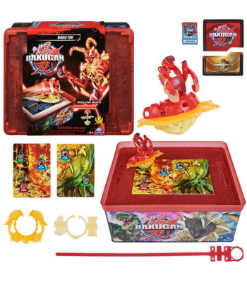 Kolekcionējama Bakugan kārba ar figūrām un kartītēm ZA5994