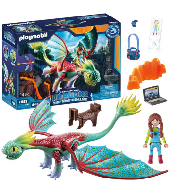 Playmobil Dragons The Nine Realms pūķa figūriņas komplekts – 14 elementi, 71083 ZA5998