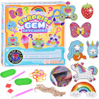 Radošs Adventes kalendārs ar dimanta izšuvumu un piekariņiem ZA6021