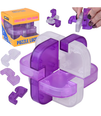 Puzzle Lock 3D loģiskā mīkla GR0778, 6 × 6 × 6 cm