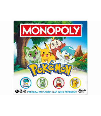 Hasbro galda spēle Monopoly: Pokémon – 4 figūriņas, spēļu kauliņi GR0785